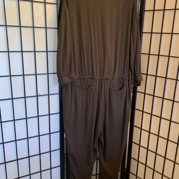 EUC Caslon Brown Khaki Jumpsuit Size Petite XL - Picture 6 of 8